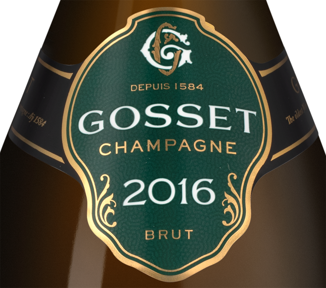 Шампанское Gosset Grand Millesime Brut, 2016, (152670), Франция, Шампань, белое, экстра брют, 0.75 л, Гран Миллезим Брют, цена 24490 рублей