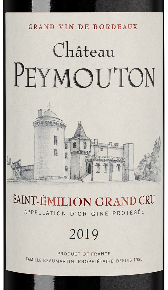 Вино Chateau Peymouton (Saint-Emilion Grand Cru), Jean-Pierre Moueix, 2019, (158858), Франция, Бордо, красное, сухое, 0.75 л, Шато Пеймутон, цена 6990 рублей