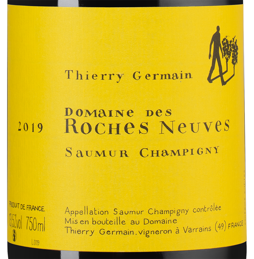 Вино Les Roches (Saumur Champigny), Thierry Germain, 2019, (125900), Франция, Долина Луары, красное, сухое, 0.75 л, Ле Рош, цена 6690 рублей