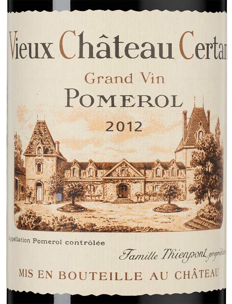 Вино Vieux Chateau Certan (Pomerol), 2012, (148031), Франция, Бордо, красное, сухое, 0.75 л, Вьё Шато Сертан, цена 64990 рублей
