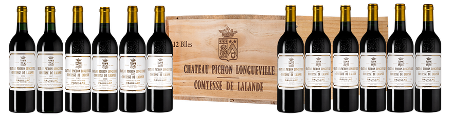 Вино Набор Pichon Longueville Comtesse de Lalande, (122271), 0.75 л, Коллекция 1981-2006 цена 999990 рублей