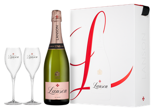 Шампанское Le Rose Brut в подарочной упаковке, (143838), gift box в подарочной упаковке, розовое брют, 0.75 л, Ле Розе Брют цена 19490 рублей