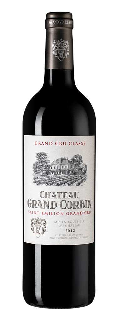 Вино Chateau Corbin (Saint-Emilion Grand Cru), 2012, (149578), Франция, Бордо, красное, сухое, 0.75 л, Шато Корбен, цена 7690 рублей