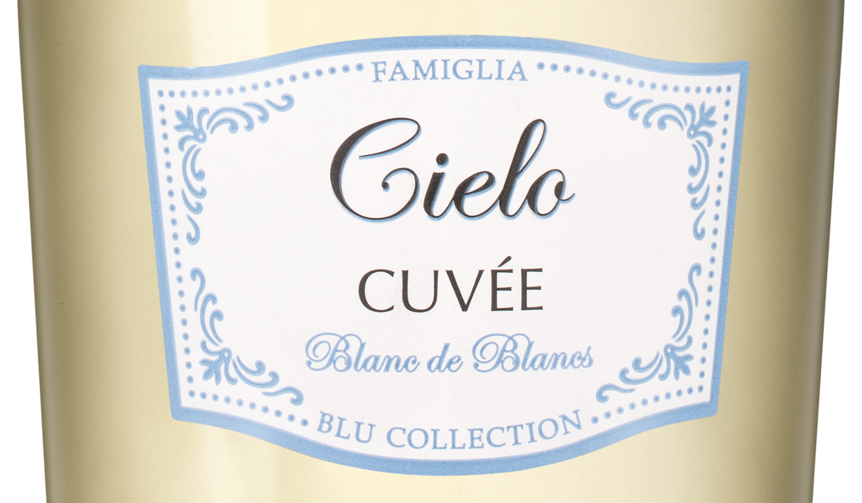 Игристое вино Cielo Blanc de Blancs, (154392), Италия, Венето, белое, брют, 0.75 л, Чело Блан де Блан, цена 1393 рублей