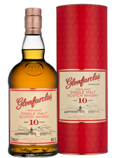 Виски Glenfarclas 10 years  в подарочной упаковке, (142651), gift box в подарочной упаковке, Односолодовый 10 лет, Шотландия, 0.7 л, Гленфарклас 10 лет цена 7390 рублей