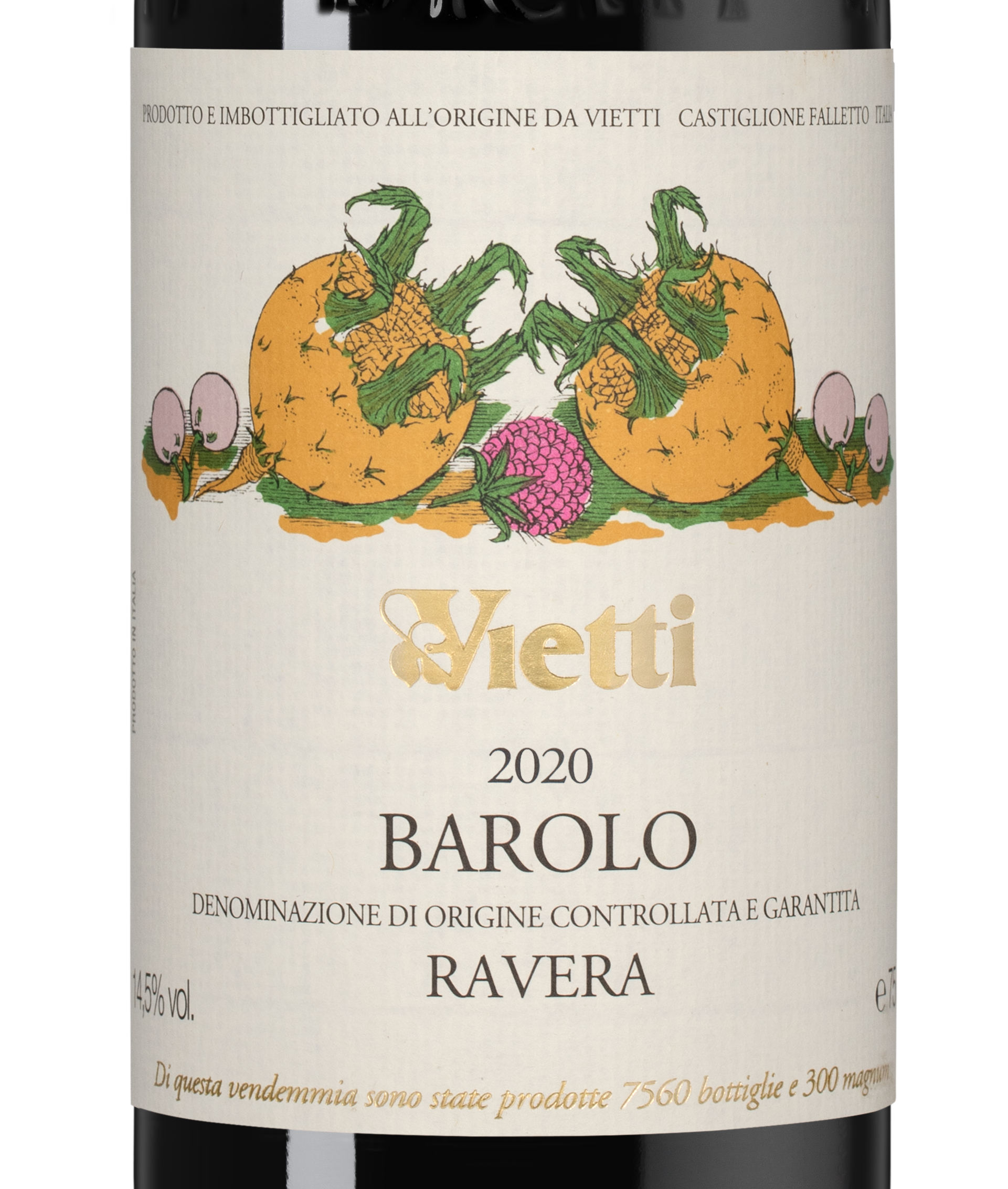 Вино Barolo Ravera, Vietti, 2020, (150982), Италия, Пьемонт, красное, сухое, 0.75 л, Бароло Равера, цена 64990 рублей