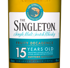 Виски Singleton 15 Years Old в подарочной упаковке, (149280), gift box в подарочной упаковке, Односолодовый 15 лет, Шотландия, 0.7 л, Синглтон 15 Лет цена 6990 рублей