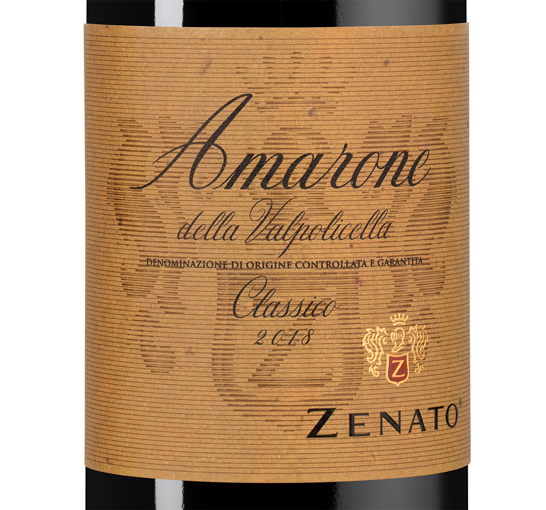 Вино Amarone della Valpolicella Classico, Zenato, 2018, (140793), Италия, Венето, красное, полусухое, 0.75 л, Амароне делла Вальполичелла Классико, цена 10493 рублей
