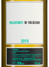 Вино Palistorti di Valgiano Bianco, (125407), белое сухое, 2019 г., 0.75 л, Палисторти ди Вальджиано Бьянко цена 7290 рублей