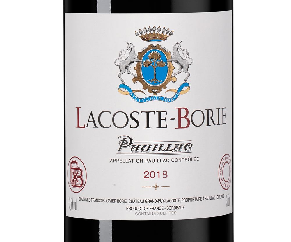 Вино Lacoste-Borie, Chateau Grand-Puy-Lacoste, 2019, 0.375л, (158732), Франция, Бордо, красное, сухое, 0.375 л, Лакост-Бори, цена 5490 рублей