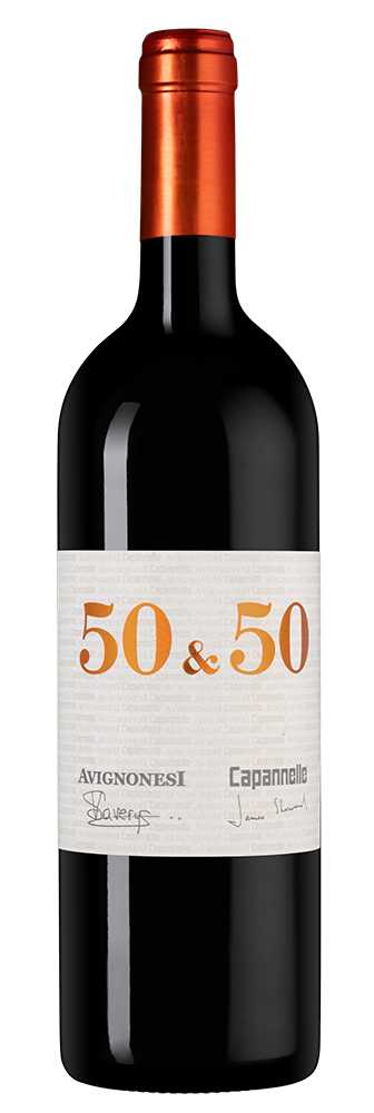 Вино 50 & 50, Capannelle, 2019, (144829), Италия, Тоскана, красное, сухое, 0.75 л, 50 & 50, цена 32490 рублей