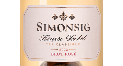 Игристое вино Kaapse Vonkel Brut Rose, (146559), розовое брют, 2022, 0.75 л, Каапс Вонкель Брют Розе цена 3490 рублей