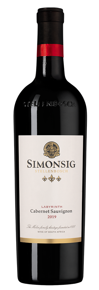 Вино Cabernet Sauvignon Labyrinth, Simonsig, 2019, (143370), Южная Африка, Стелленбош, красное, сухое, 0.75 л, Каберне Совиньон Лабиринт, цена 3353 рублей