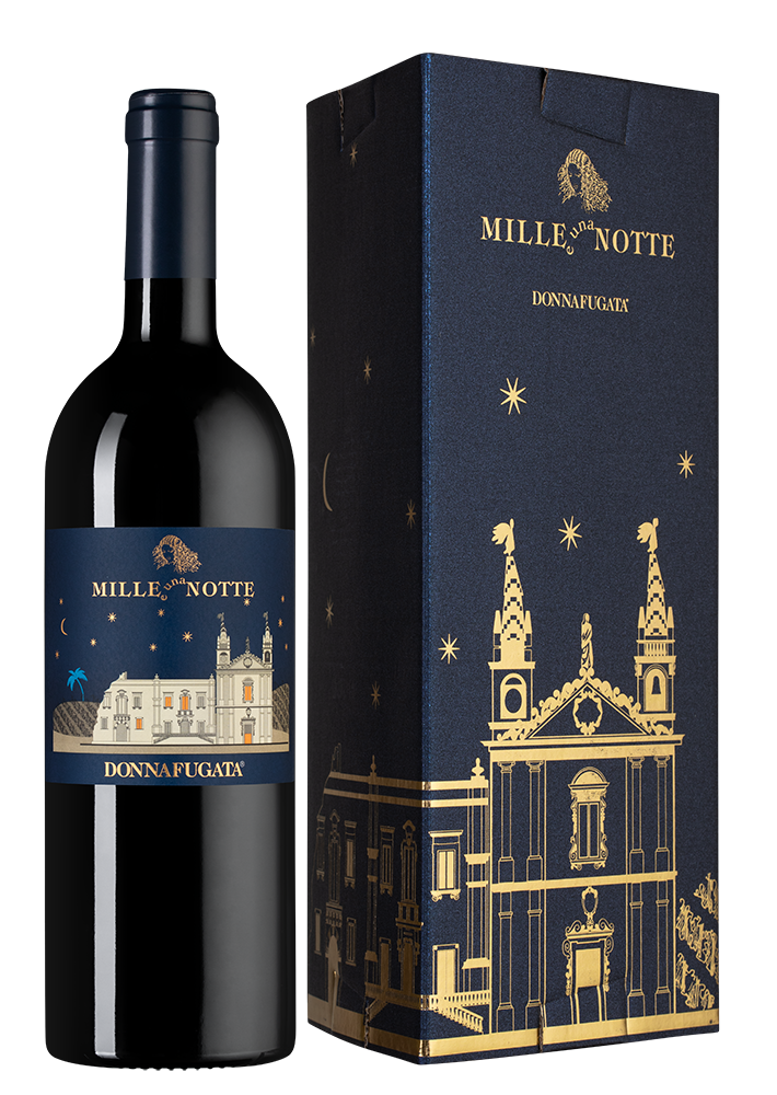 Вино Mille e Una Notte в подарочной упаковке, Donnafugata, 2021, (158407), Италия, Сицилия, красное, сухое, 0.75 л, Милле э Уна Нотте, цена 22490 рублей