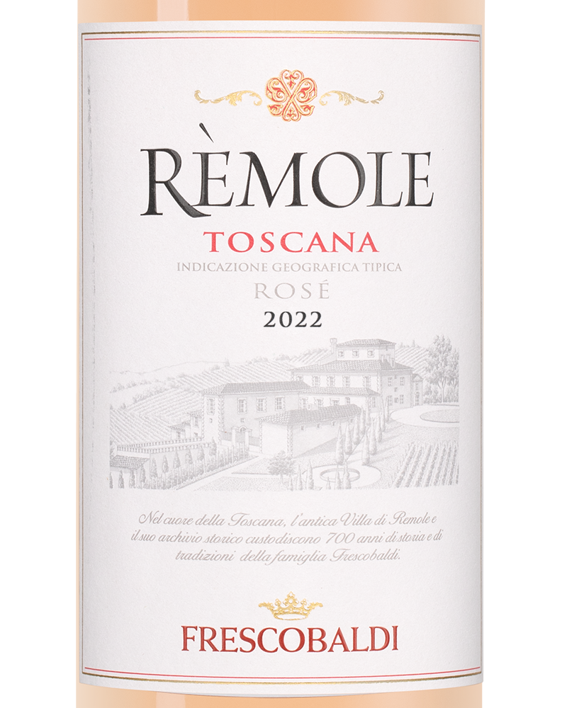 Вино Remole Rosato, Frescobaldi, 2022, (144721), Италия, Тоскана, розовое, полусухое, 0.75 л, Ремоле Розато, цена 2490 рублей