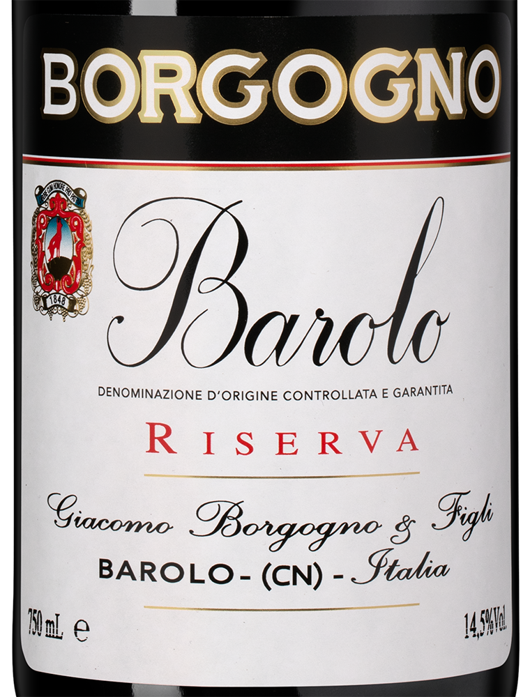Вино Barolo Riserva в подарочной упаковке, Borgogno, 2012, (145458), Италия, Пьемонт, красное, сухое, 0.75 л, Бароло Ризерва, цена 72490 рублей