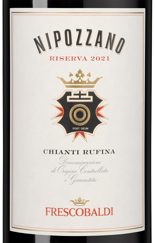 Вино Nipozzano Chianti Rufina Riserva в подарочной упаковке, Frescobaldi, 2021, 1.5л, (148369), Италия, Тоскана, красное, сухое, 1.5 л, Нипоццано Кьянти Руфина Ризерва, цена 12990 рублей