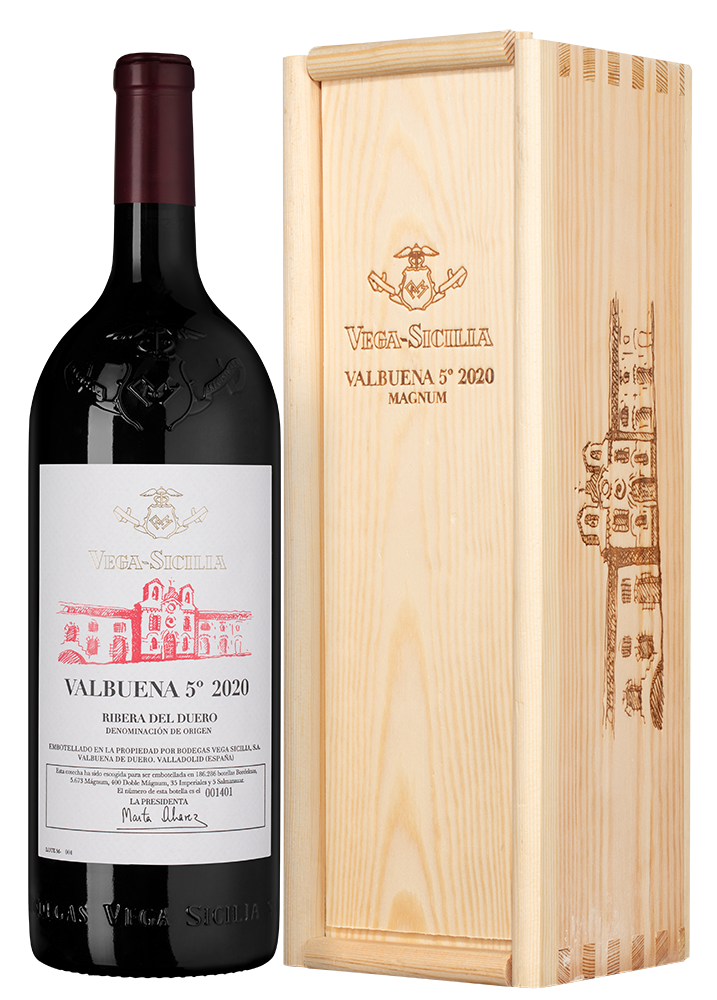 Вино Valbuena 5, Bodegas Vega Sicilia, 2020, 1.5л, (156101), Испания, Кастилия и Леон, красное, сухое, 1.5 л, Вальбуэна 5, цена 99990 рублей