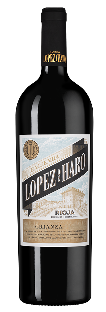 Вино Rioja Crianza, Hacienda Lopez de Haro, 2022, 1.5л, (159229), Испания, Риоха, красное, сухое, 1.5 л, Риоха Крианса, цена 5990 рублей