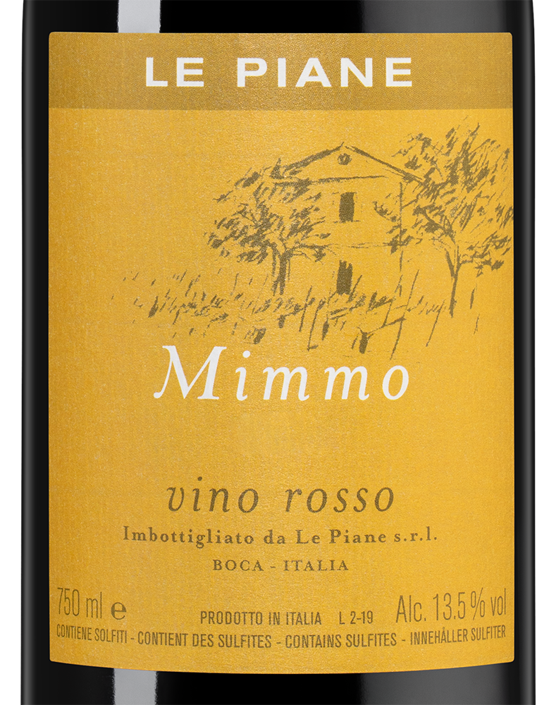 Вино Mimmo, Le Piane, 2020, (152272), Италия, Пьемонт, красное, сухое, 0.75 л, Миммо, цена 8990 рублей