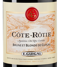 Вино Cote-Rotie Brune et Blonde de Guigal, (131840), красное сухое, 2018 г., 0.75 л, Кот-Роти Брюн э Блонд де Гигаль цена 19990 рублей
