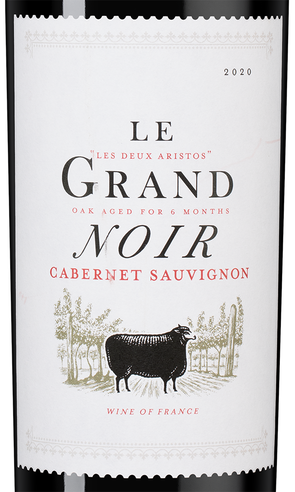 Вино Le Grand Noir Cabernet Sauvignon, 2020, (131360), Франция, Лангедок-Руссильон, красное, полусухое, 0.75 л, Ле Гран Нуар Каберне Совиньон, цена 1790 рублей