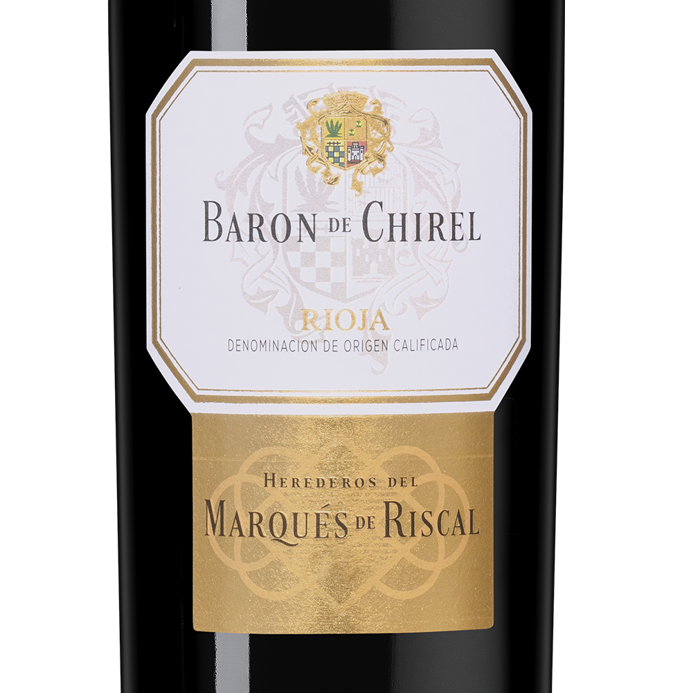 Вино Baron de Chirel Reserva в подарочной упаковке, Marques de Riscal, 2020, (156470), Испания, Риоха, красное, сухое, 0.75 л, Барон де Чирель Ресерва, цена 31490 рублей