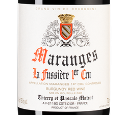 Вино Maranges Premier Cru La Fussiere, (116006), красное сухое, 2014 г., 0.75 л, Маранж Премье Крю Ла Фусьер цена 9990 рублей