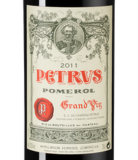 Вино Petrus, (113109), красное сухое, 2011 г., 0.75 л, Петрюс цена 974990 рублей