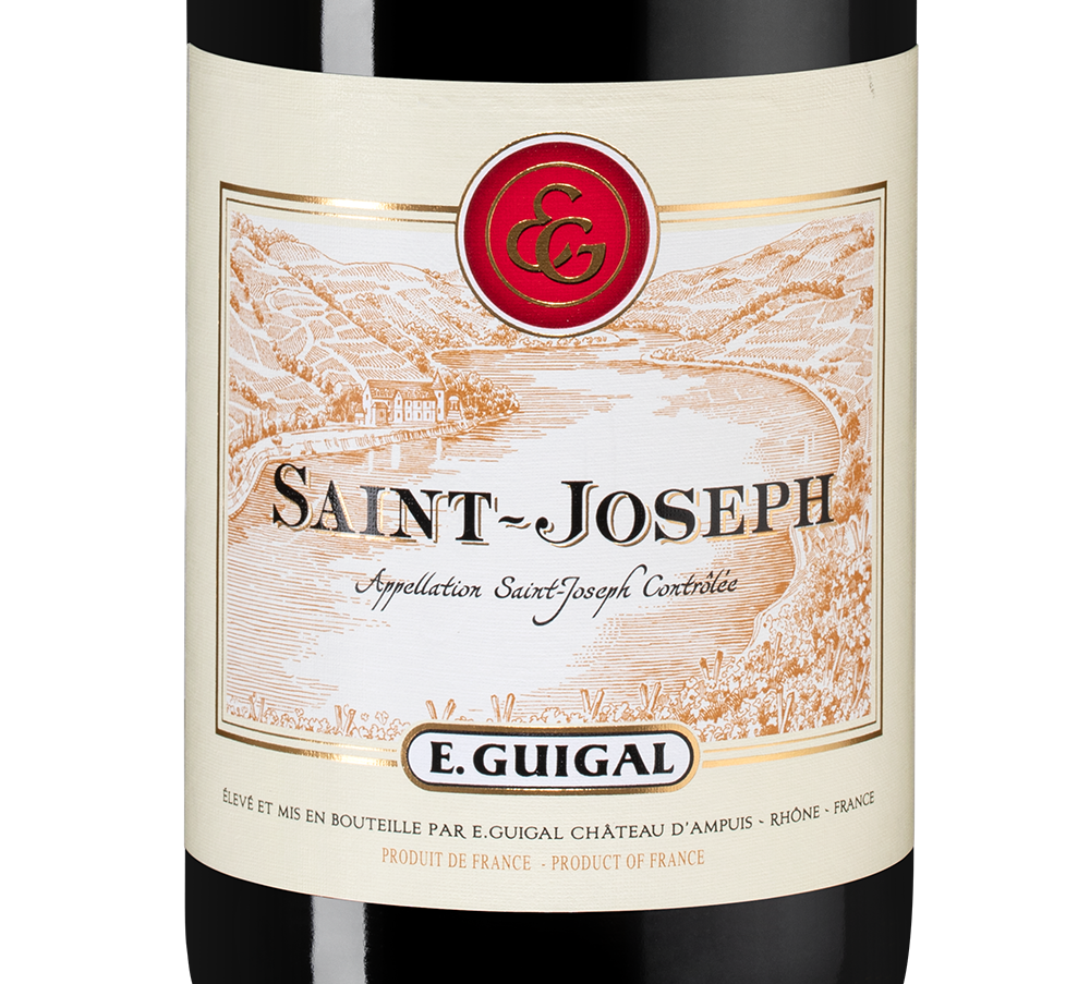 Вино Saint-Joseph Rouge, Guigal, 2019, (136185), Франция, Долина Роны, красное, сухое, 0.75 л, Сен-Жозеф Руж, цена 8990 рублей