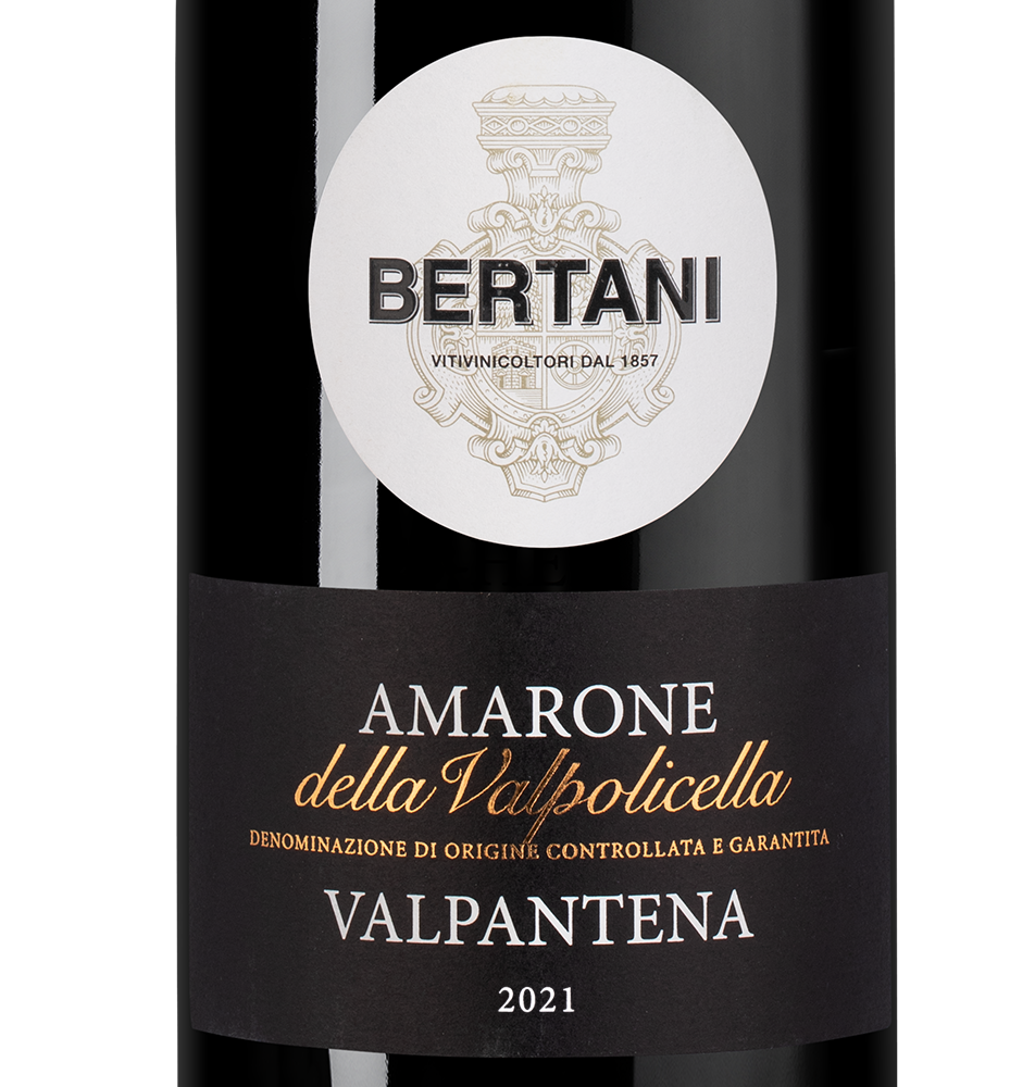 Вино Amarone della Valpolicella Valpantena в подарочной упаковке, Bertani, 2021, (153655), Италия, Венето, красное, полусухое, 0.75 л, Амароне делла Вальполичелла Вальпантена, цена 14990 рублей
