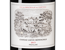 Вино к выдержанным сырам Chateau Lafite Rothschild
