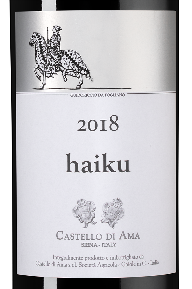 Вино Haiku, Castello di Ama, 2018, (134643), Италия, Тоскана, красное, сухое, 0.75 л, Хайку, цена 16490 рублей