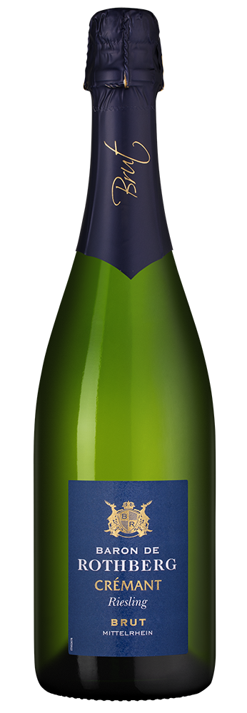 Игристое вино Baron de Rothberg Cremant, Mittelrhein, GCF, 2021, (149610), Германия, Миттельрейн, белое, брют, 0.75 л, Миттельрейн Креман Барон де Ротберг, цена 2443 рублей
