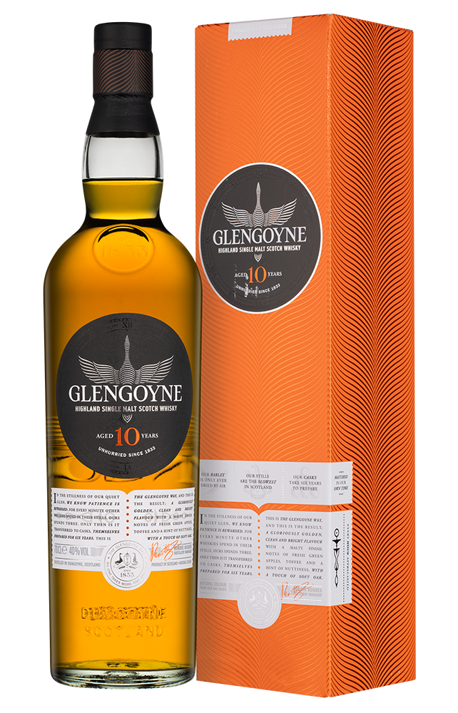Виски Glengoyne Aged 10 Years в подарочной упаковке, (155344), Шотландия, Хайленд, 0.7 л, Гленгойн 10 лет, цена 8990 рублей