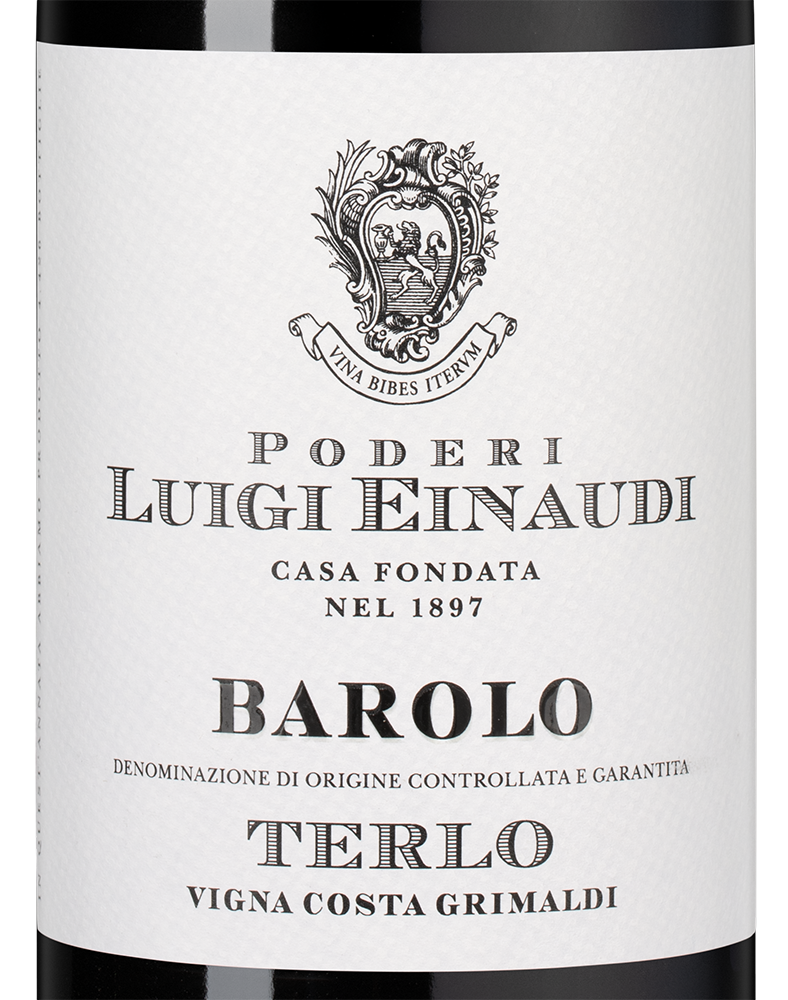 Вино Barolo Terlo Vigna Costa Grimaldi, Poderi Luigi Einaudi, 2019, (144174), Италия, Пьемонт, красное, сухое, 0.75 л, Бароло Терло Винья Коста Гримальди, цена 19990 рублей