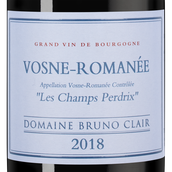 Вино от Domaine Bruno Clair Vosne-Romanee Les Champs Perdrix