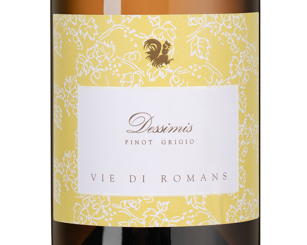 Вино Dessimis Pinot Grigio, Vie di Romans, 2023, (156939), Италия, Фриули-Венеция-Джулия, белое, сухое, 0.75 л, Дессимис Пино Гриджо, цена 11490 рублей