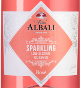 Шампанское и игристое вино к морепродуктам безалкогольное Vina Albali Rose Low Alcohol, 0,5%
