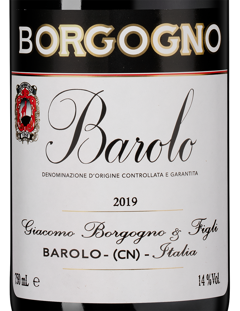 Вино Barolo, Borgogno, 2019, (143882), Италия, Пьемонт, красное, сухое, 0.75 л, Бароло, цена 17990 рублей