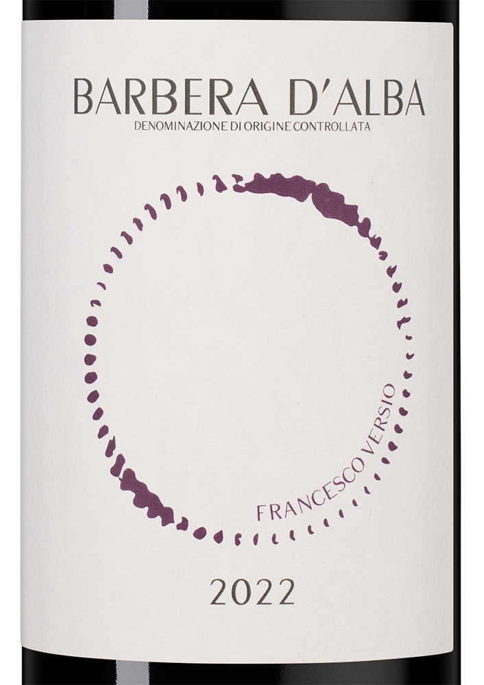 Вино Barbera d`Alba, Francesco Versio, 2022, (143660), Италия, Пьемонт, красное, сухое, 0.75 л, Барбера д'Альба, цена 5990 рублей