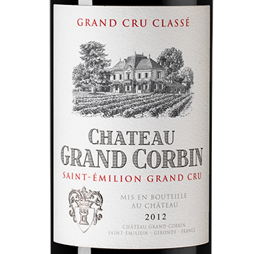 Вино Chateau Corbin (Saint-Emilion Grand Cru), 2012, (149578), Франция, Бордо, красное, сухое, 0.75 л, Шато Корбен, цена 7690 рублей
