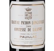 Вино 2009 года урожая Chateau Pichon Longueville Comtesse de Lalande