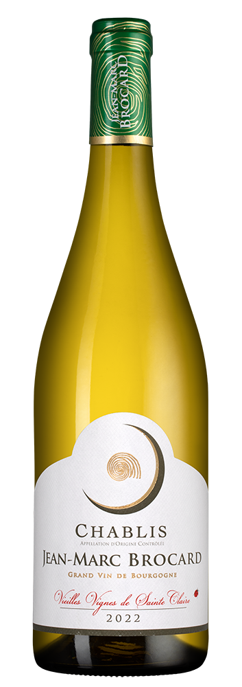 Вино Chablis Vieilles Vignes, Jean-Marc Brocard (Domaine Sainte-Claire), 2022, (143426), Франция, Бургундия, белое, сухое, 0.75 л, Шабли Вьей Винь, цена 7490 рублей