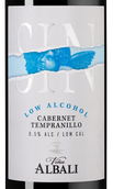 Вино со скидкой безалкогольное Vina Albali Cabernet Tempranillo Low Alcohol, 0,5%