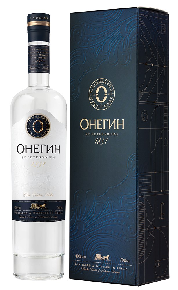 Водка Онегин в подарочной упаковке, (149115), Россия, 0.7 л, Онегин в подарочной упаковке, цена 1499 рублей