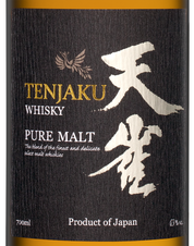 Виски Tenjaku Pure Malt в подарочной упаковке, (139385), gift box в подарочной упаковке, Купажированный 3 года, Япония, 0.7 л, Тенжаку Пьюр Молт цена 5690 рублей
