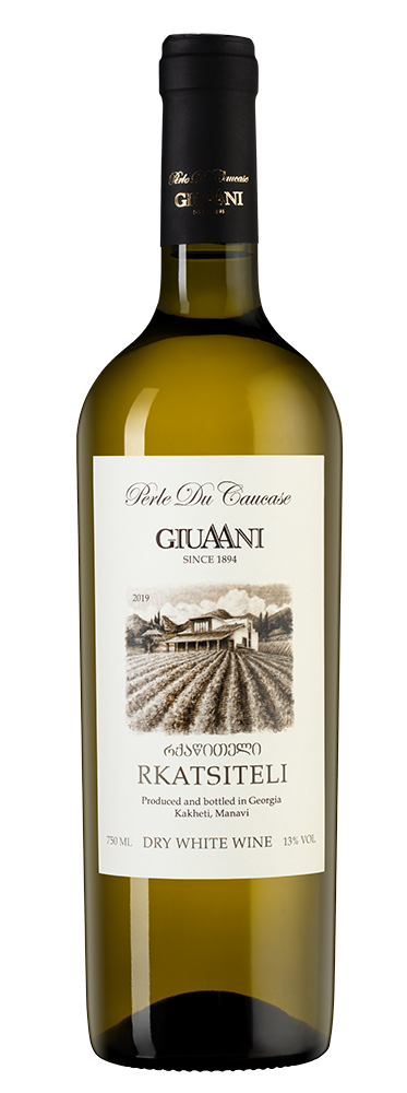 Вино Rkatsiteli, Giuaani, 2019, (133205), Грузия, Кахетия, белое, сухое, 0.75 л, Ркацители, цена 1640 рублей