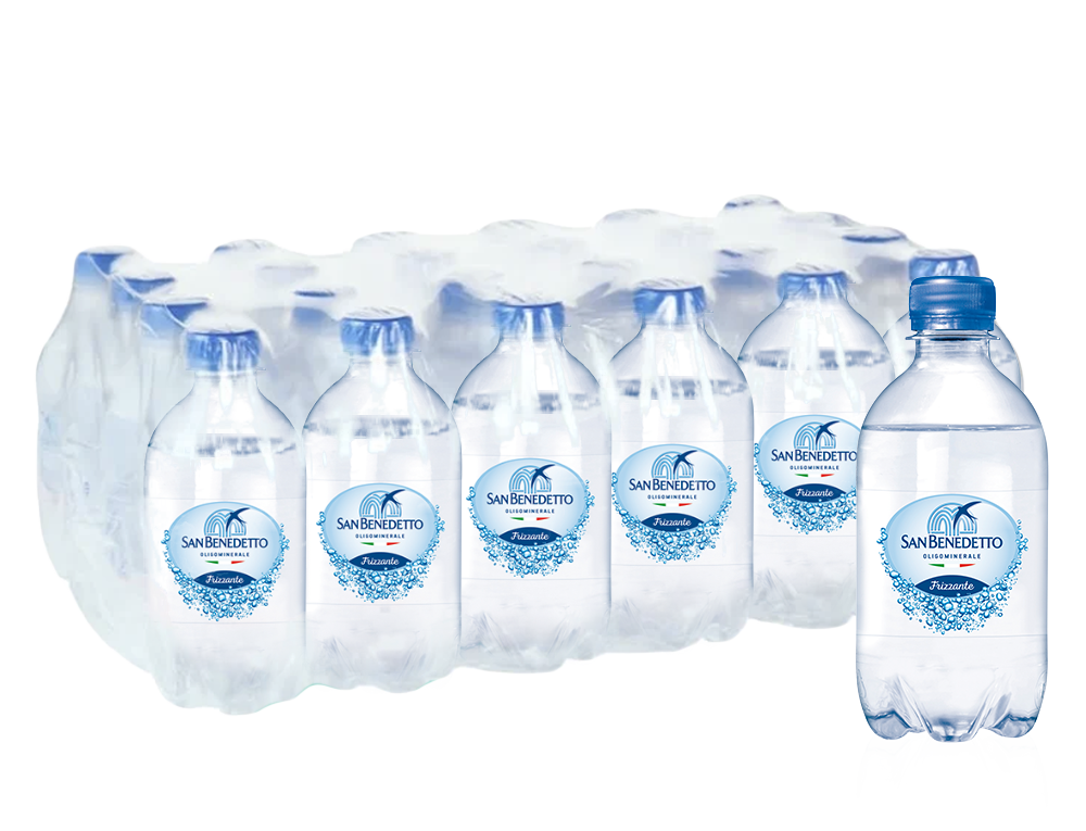 Вода газированная San Benedetto (24 шт.*0.33 л.), 0.33л, (152719), Италия, Венето, пластик, 0.33 л, Сан Бенедетто (газированная), цена 3480 рублей