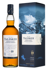 Виски Talisker 10 Years, (124841), gift box в подарочной упаковке, Односолодовый, Шотландия, 0.75 л, Талискер 10 Лет цена 6790 рублей